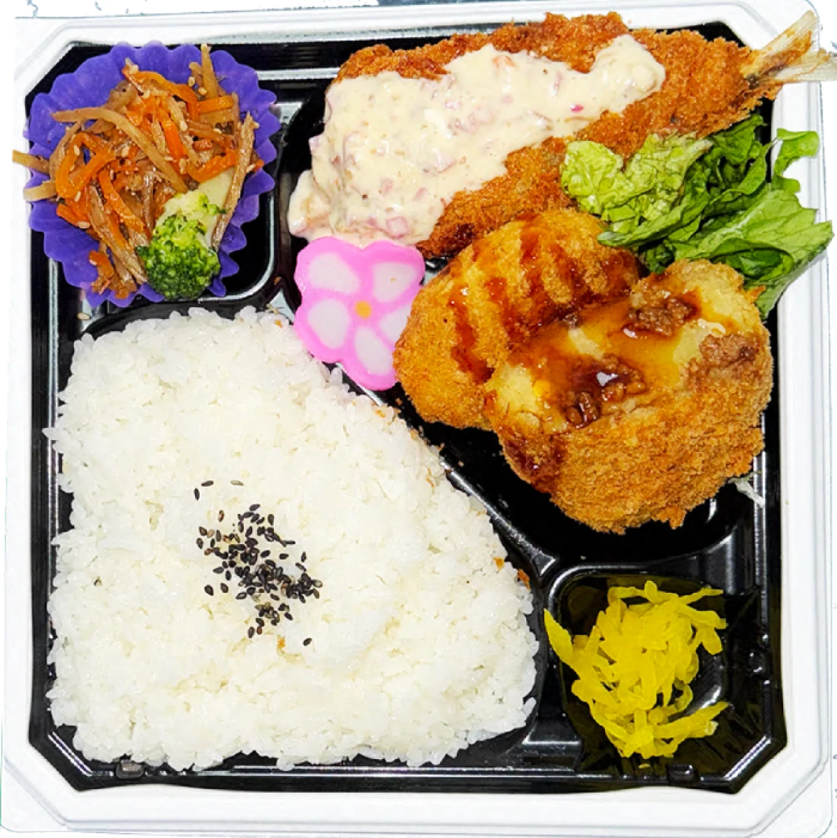 たまごコロッケ弁当　（ライス 普通・大・特大）