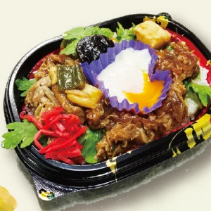 すきやき重　ライス（小）